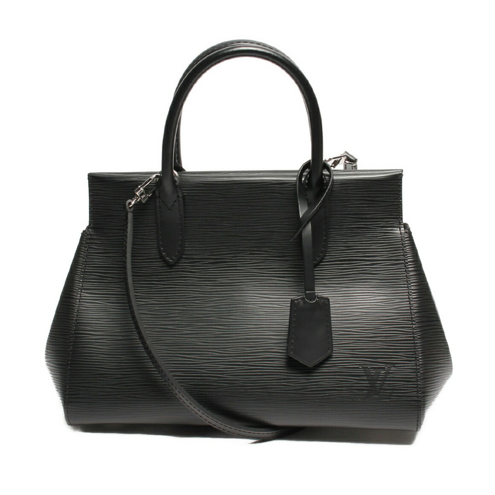 Louis Vuitton handbag Marly Epi Leather Noir Black